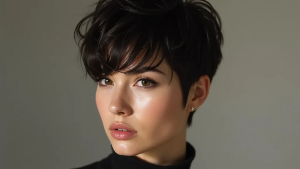 Wolf Cut with Choppy Baby Bangs