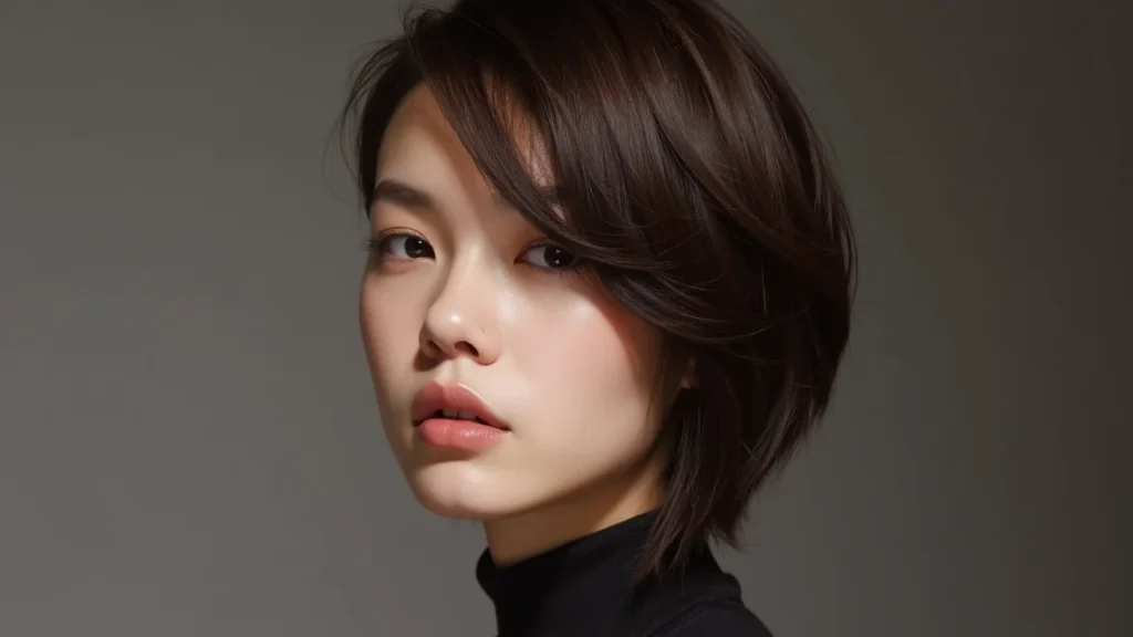 Wolf Cut with Asymmetrical Layers