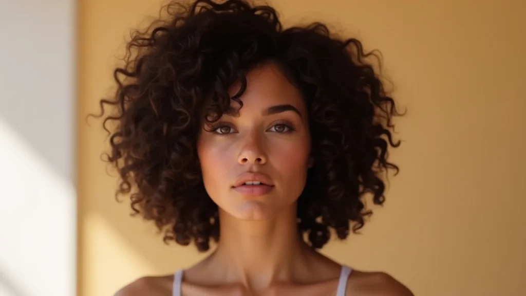 Curly Wolf Cut