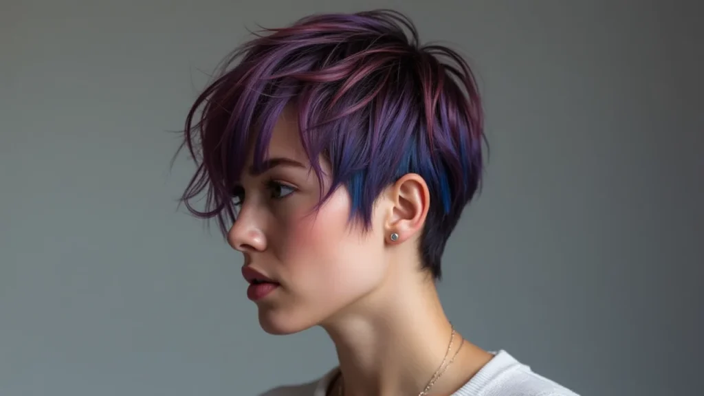 Wolf Cut with Under-Dye