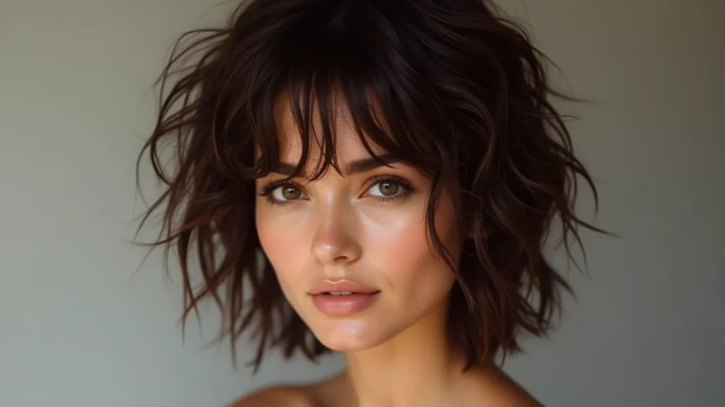 Wolf Cut with Choppy Layers