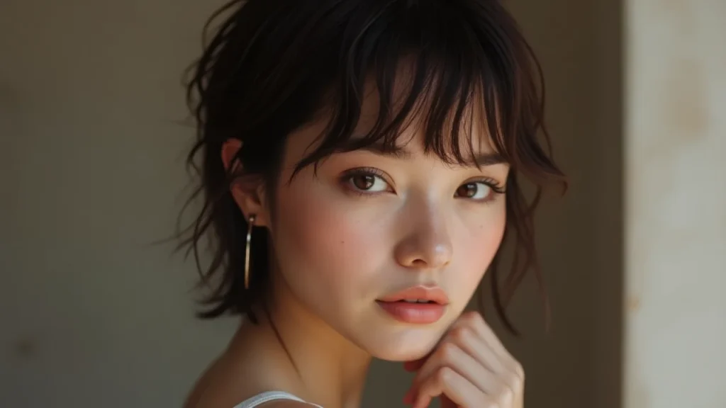 Wolf Cut with Choppy Bangs